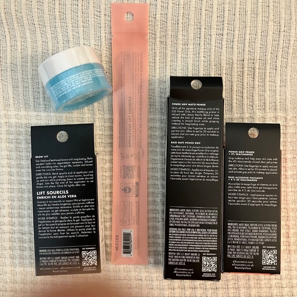 elf Makeup Bundle Brow Lift Brush Applicator Power Grip Matte Primer Niacinamide - Picture 4 of 5